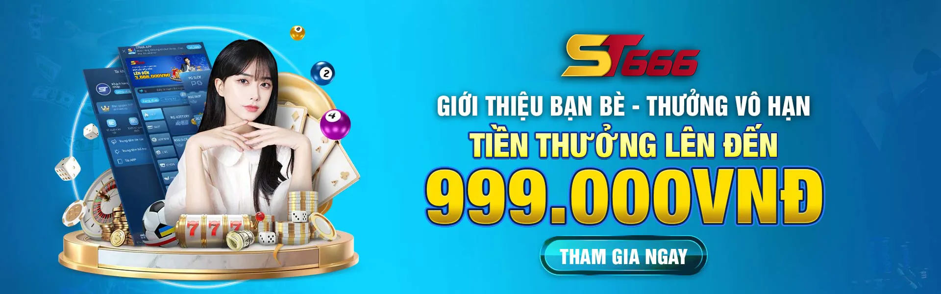 Khuyến mãi st666 giới thiệu bạn bè